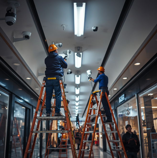 Instalación de cámaras de seguridad en exterior